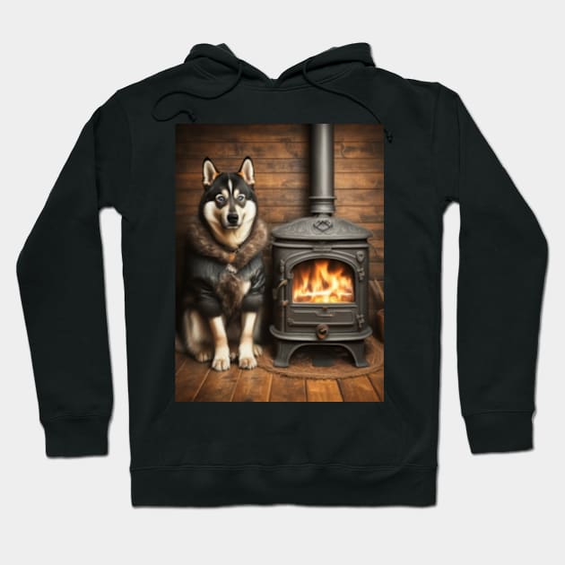 Siberian husky Hoodie by TshirtMA